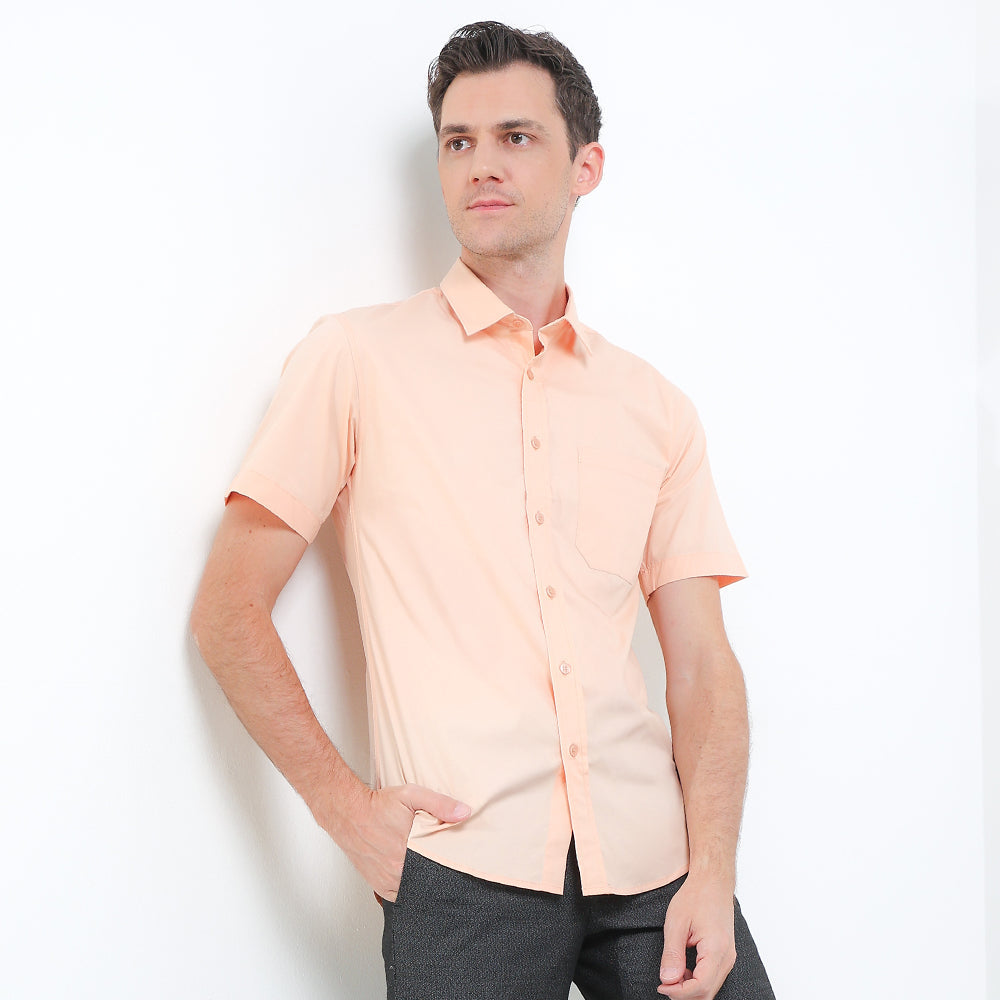 CDL Kemeja Lengan Pendek Slim Fit Pria I0320P10C