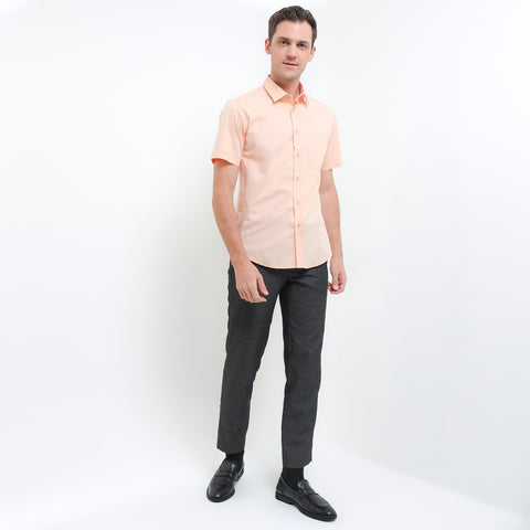 CDL Kemeja Lengan Pendek Slim Fit Pria I0320P10C