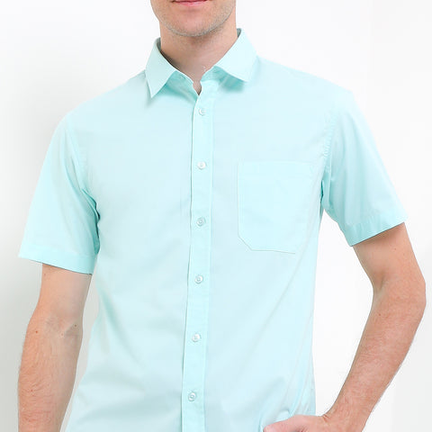 CDL Kemeja Lengan Pendek Slim Fit Pria I0321P06D
