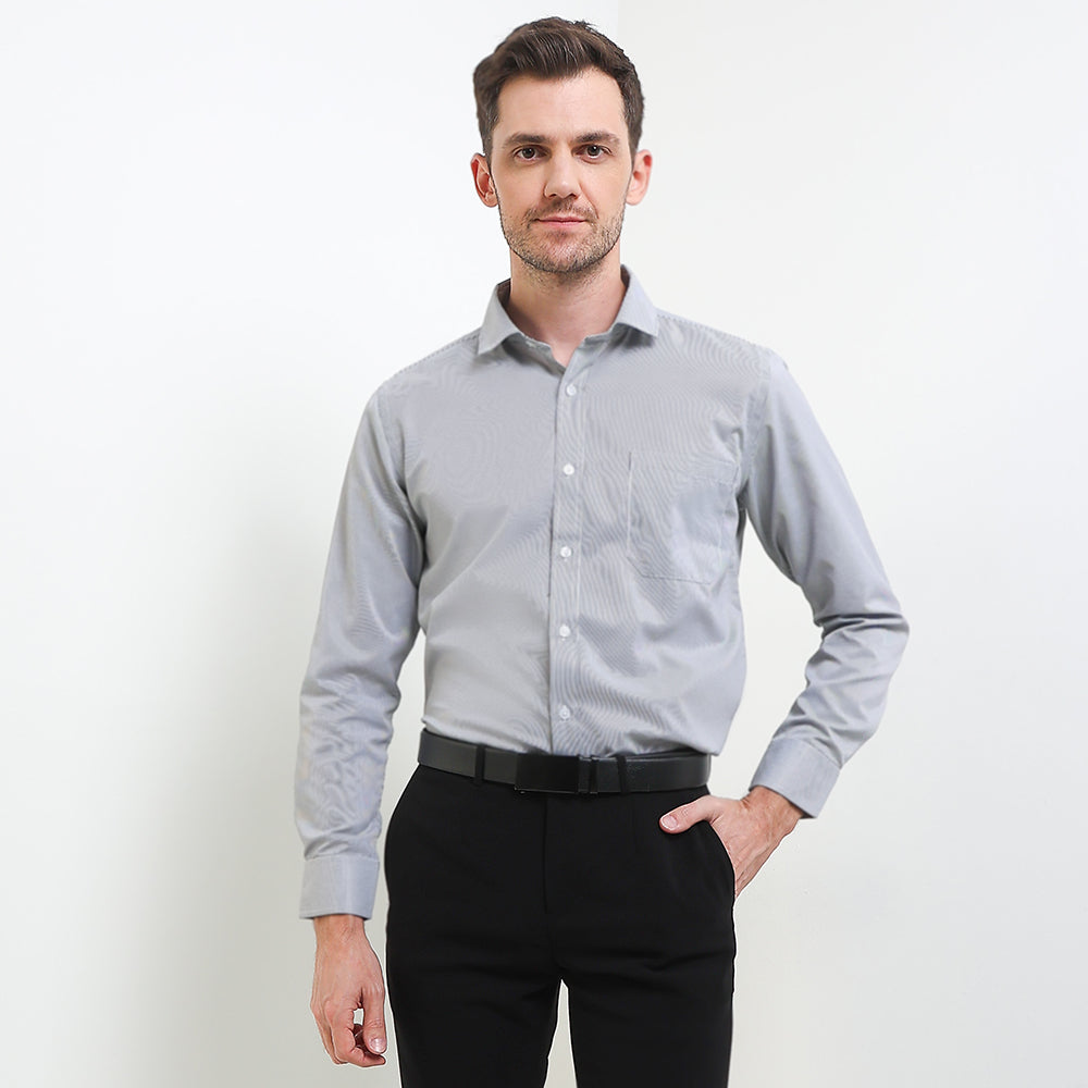 CDL Kemeja Lengan Panjang Slim Fit Pria I0333J01A