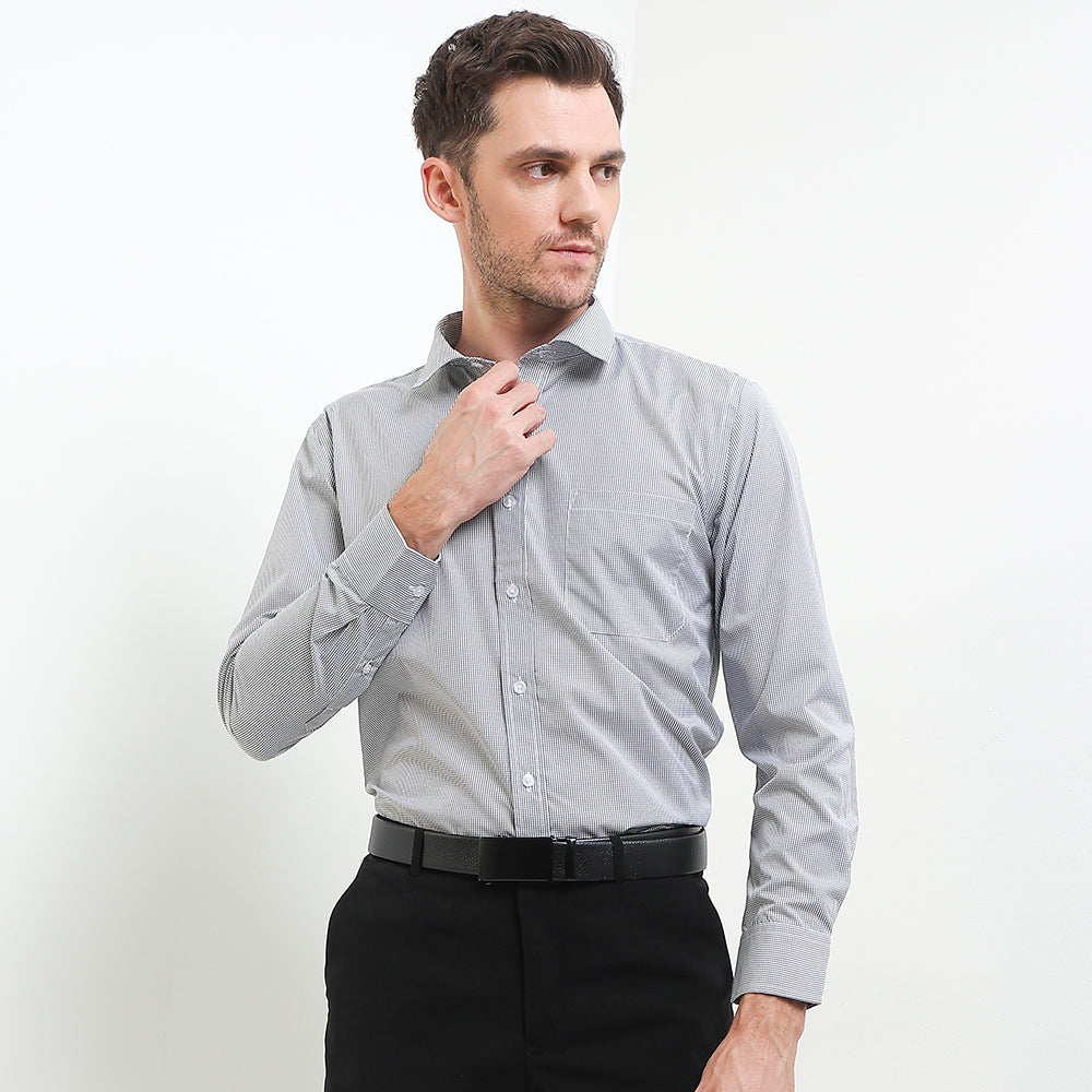 CDL Kemeja Lengan Panjang Slim Fit Pria I0337J01A