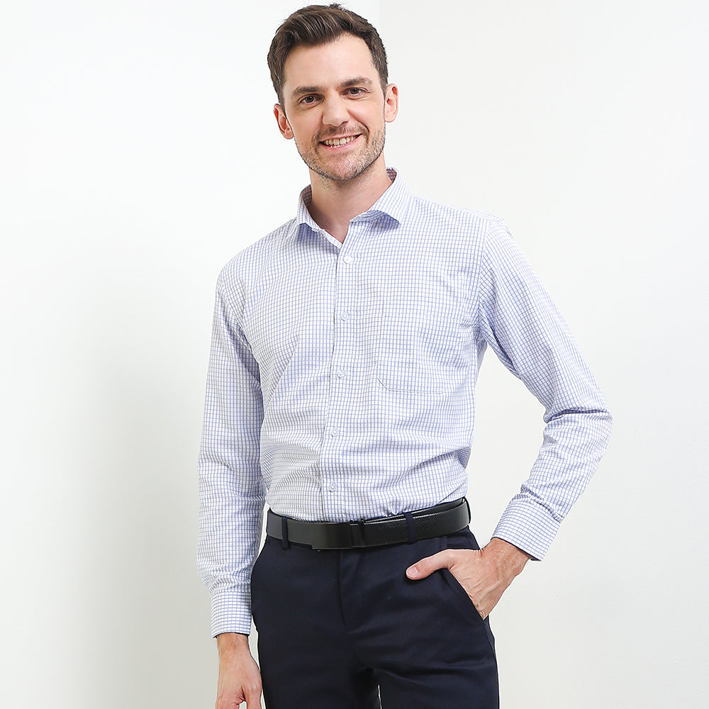 CDL Kemeja Lengan Panjang Slim Fit Pria I0340J02B