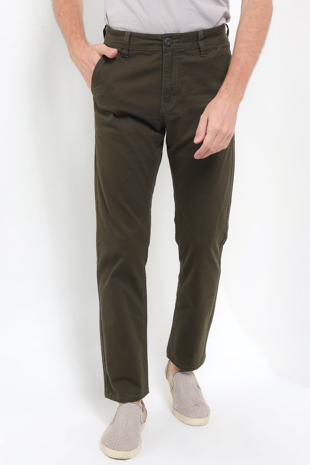 CDL Celana Panjang Chinos Slim Fit Pria J0030BK06F
