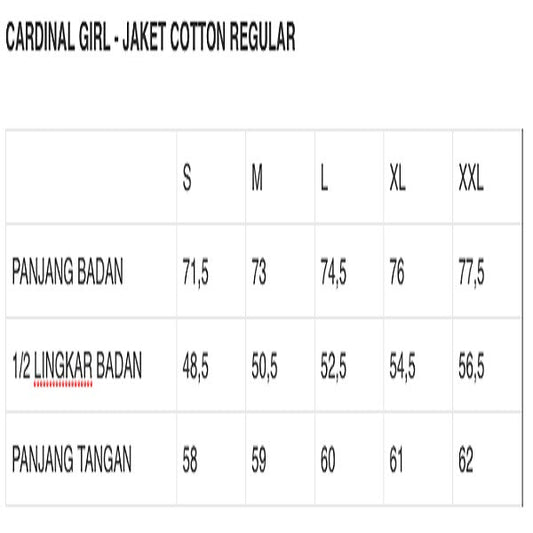 Cardinal Jaket Wanita G0003J02H