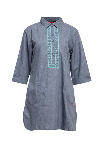 Kemeja Loose Fit Wanita Cardinal L0273D04F