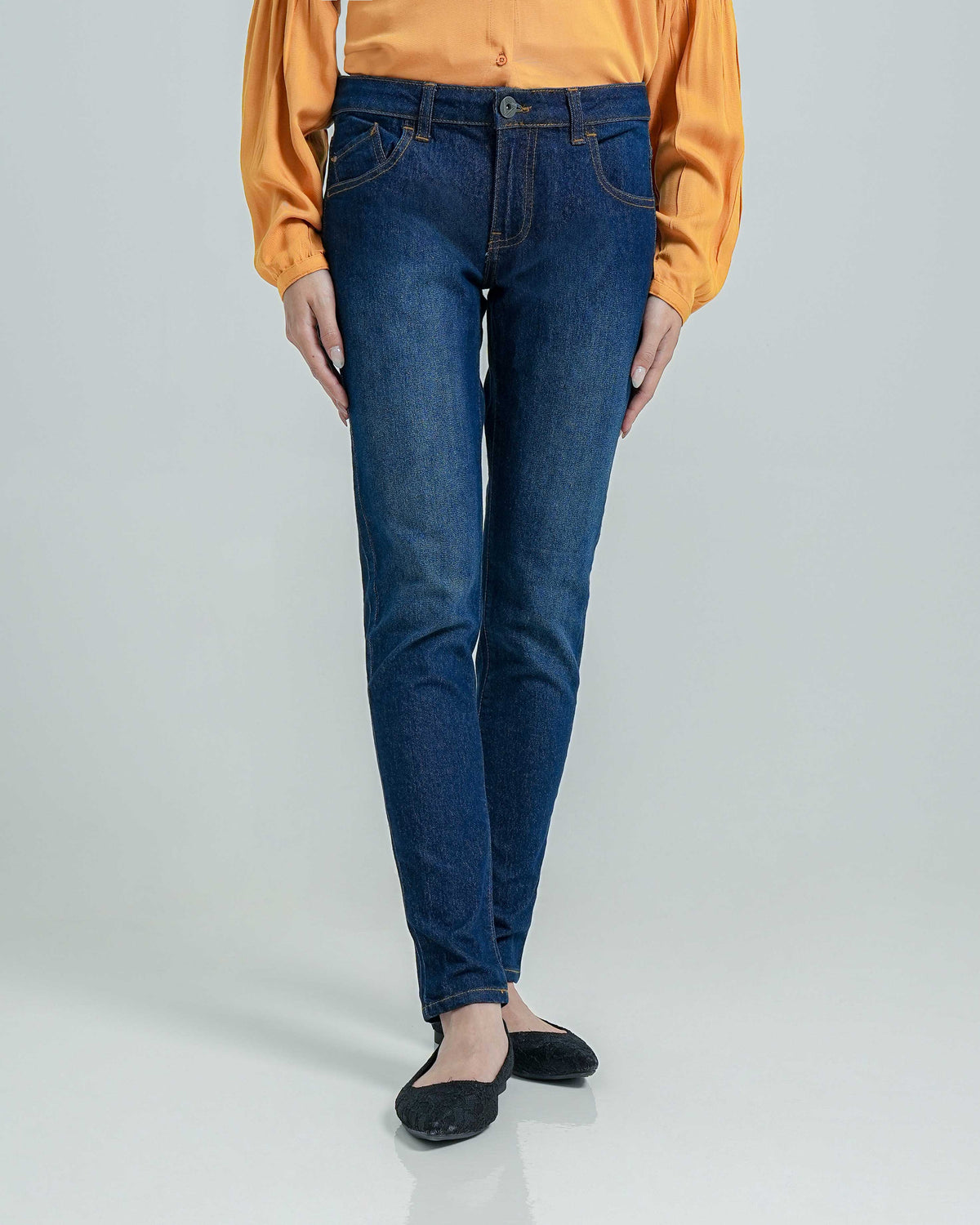 CDL Celana Panjang Denim Skinny Wanita P0007F14A