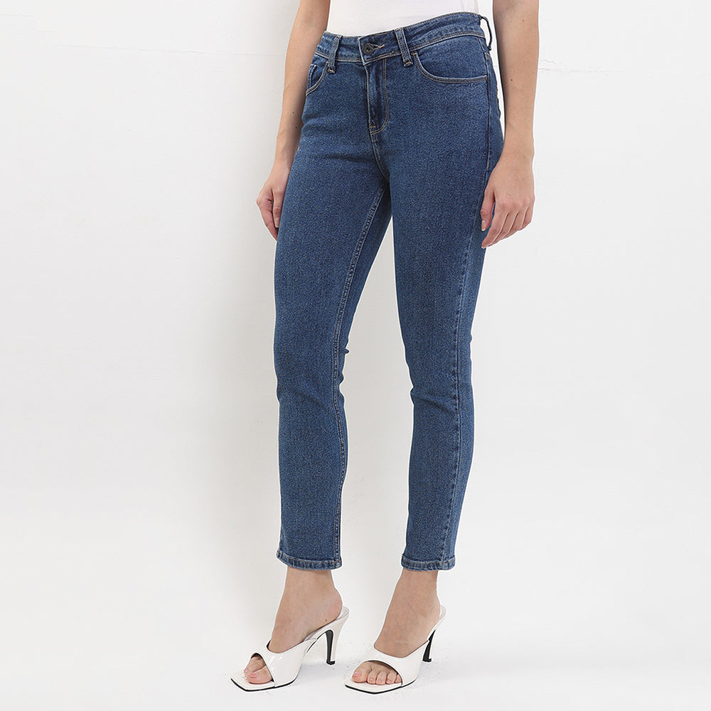 CDL Celana Panjang High Waist Skinny Wanita P0022BK16A