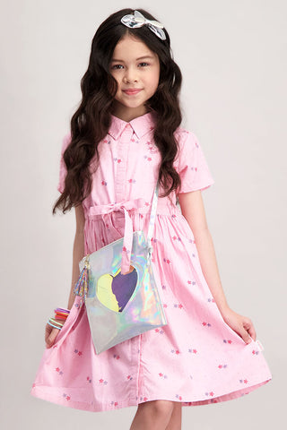 CARDINAL KIDS GIRL DRESS 4 (PINK)