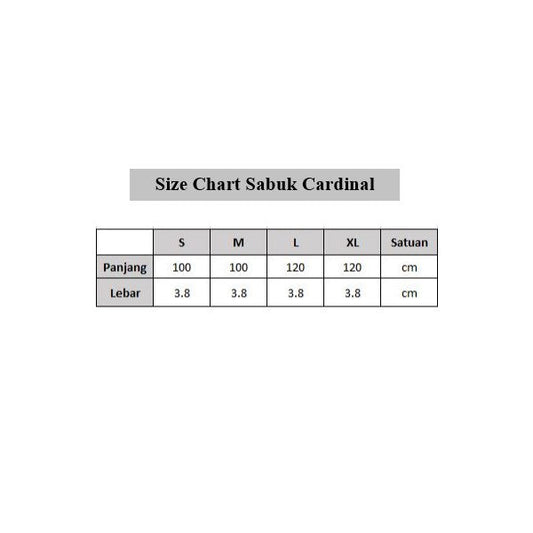 Cardinal Sabuk Pria Single Pin V0070F03B