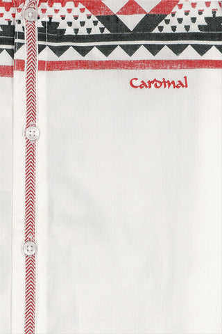 CARDINAL KIDS BAJU KOKO TANGAN PENDEK 19 (PUTIH)