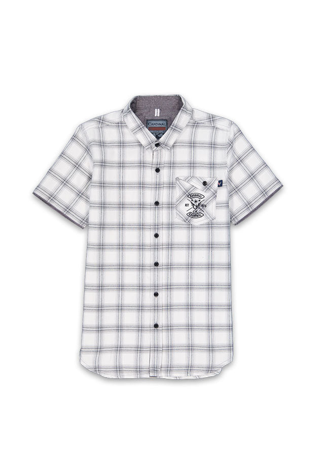 Cardinal Kids Kemeja Lengan Pendek Slim Fit T0857OP04C