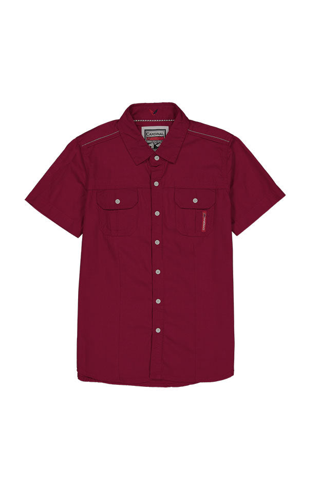Cardinal Kids Kemeja Lengan Pendek Slim Fit T0860OP11B