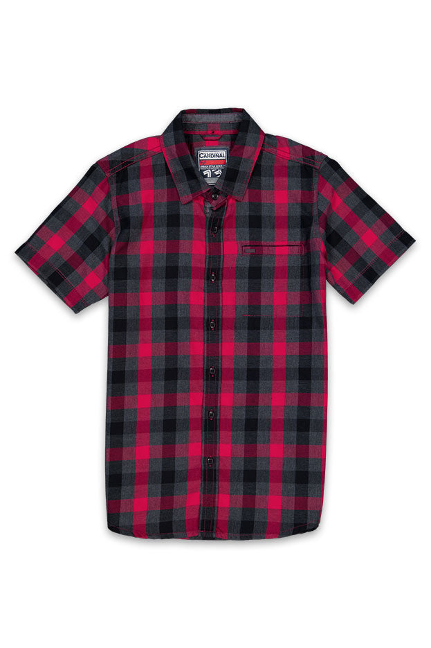 Cardinal Kids Kemeja Lengan Pendek Slim Fit T0996OP11G