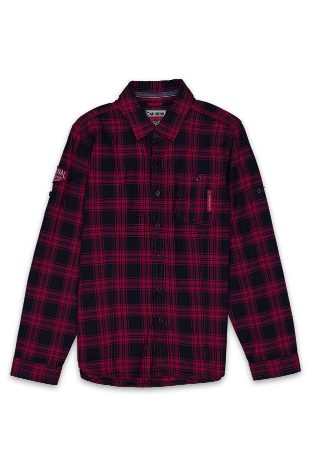 Cardinal Kids Kemeja Lengan Panjang Slim Fit T0997JN11E