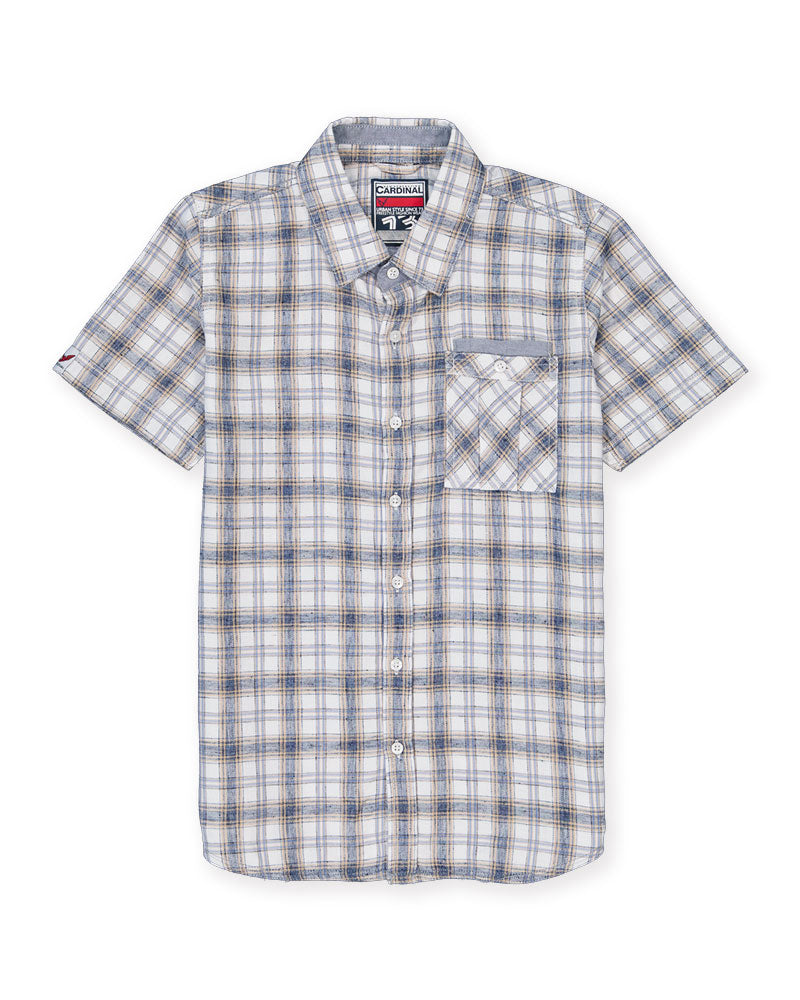 Cardinal Kids Kemeja Lengan Pendek Slim Fit T1017OP02B