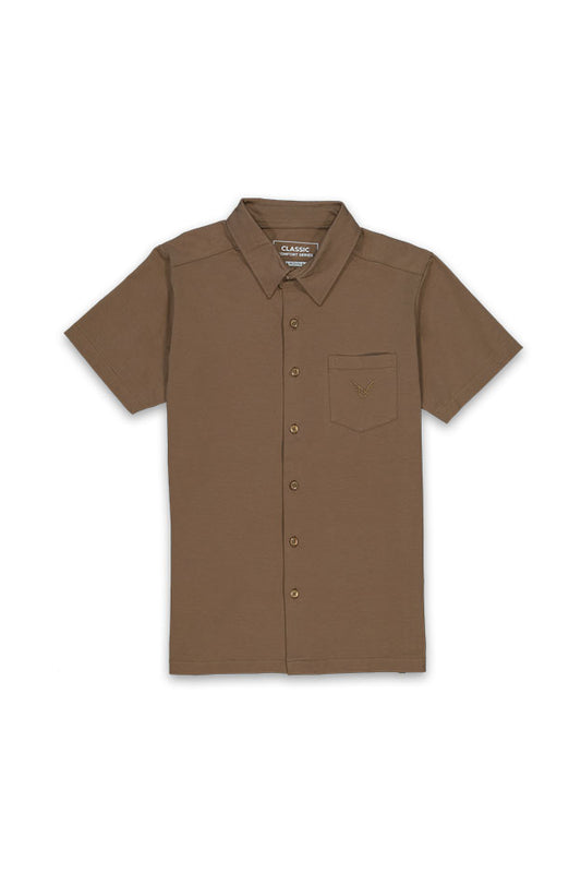 Cardinal Kids Kemeja Lengan Pendek Slim Fit T1035OP03A