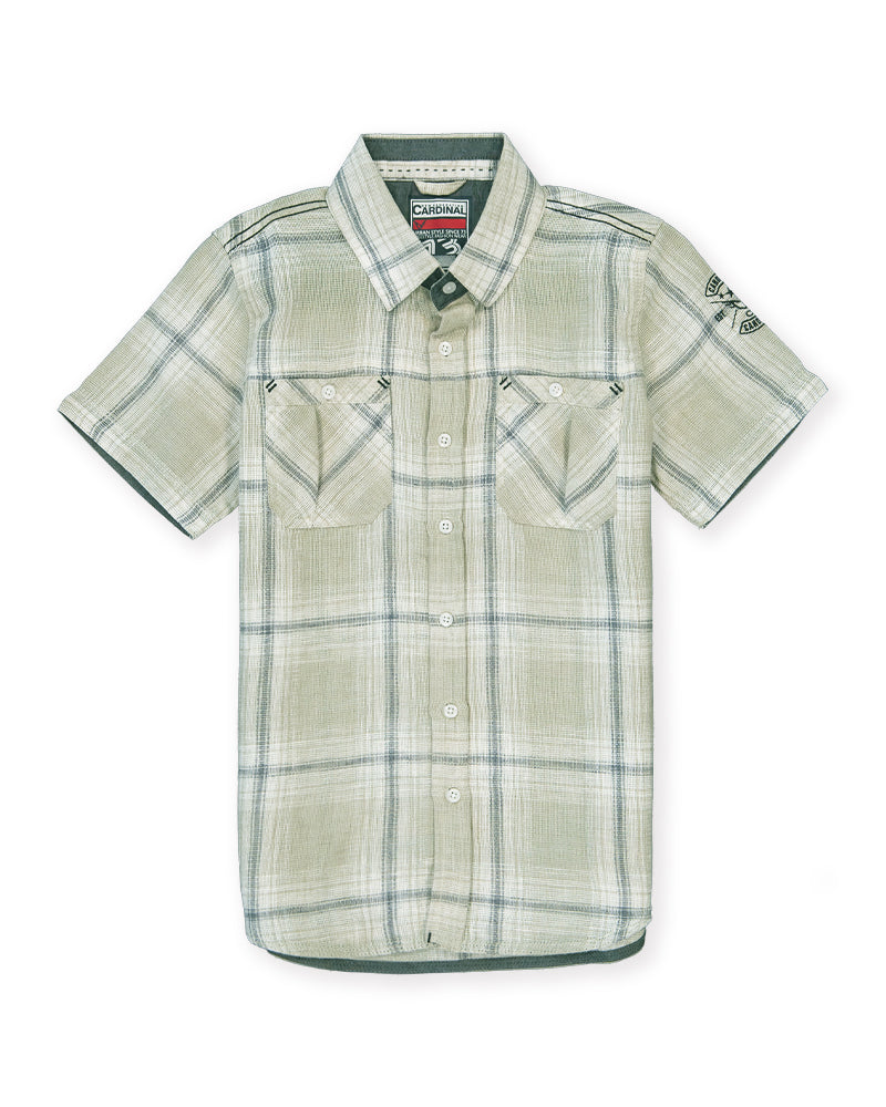 Cardinal Kids Kemeja Lengan Pendek Slim Fit T1065O06A