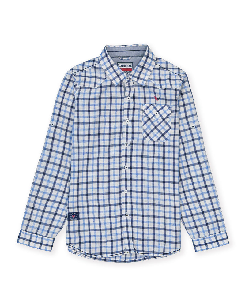 Cardinal Kids Kemeja Lengan Panjang Slim Fit T1067J02A