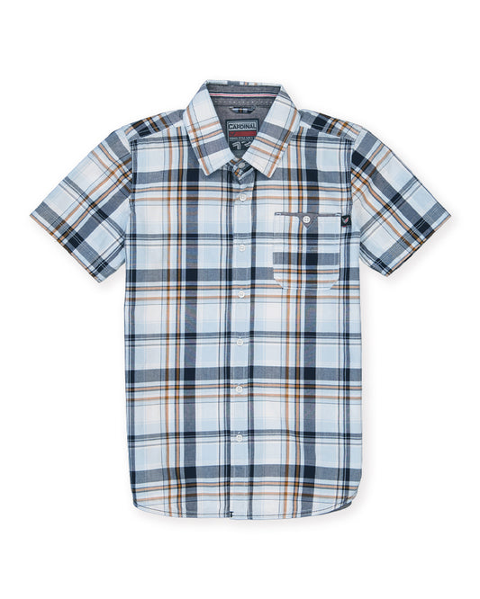 Cardinal Kids Kemeja Lengan Pendek Slim Fit T1079O02B