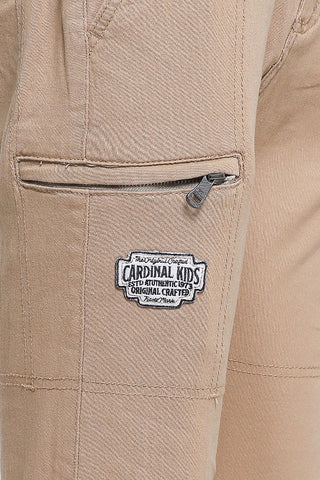 Celana Panjang Cargo Slim Fit Cardinal Kids T0090BK03A