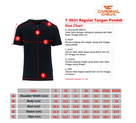 Cardinal T-Shirt Pria E2150P05A