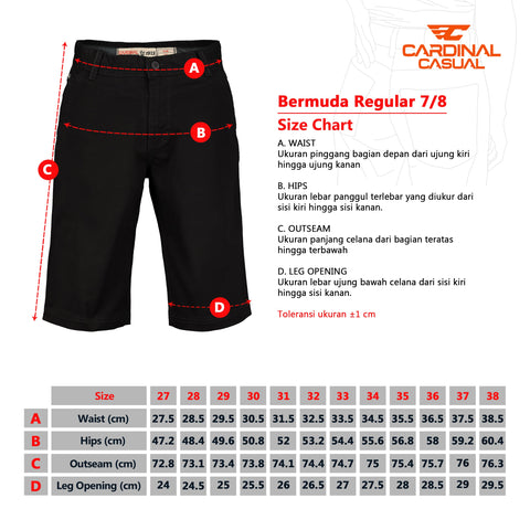 Cardinal Celana Pendek Bermuda Pria E0183BK03D