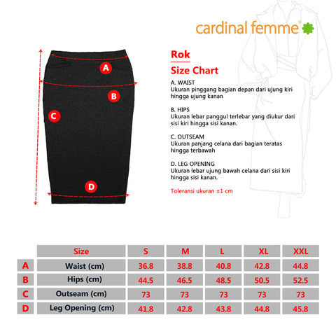 Cardinal Rok Pencil Wanita D2051S03