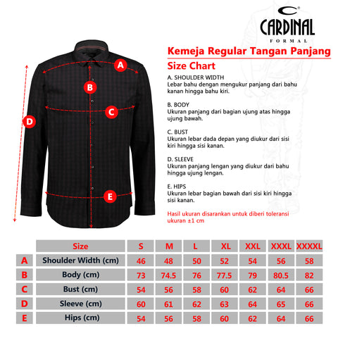KEMEJA FORMAL TANGAN PANJANG 12 (ABU-ABU)