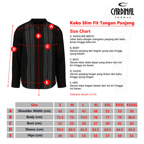 CARDINAL FORMAL KEMEJA KOKO 7 (PUTIH)