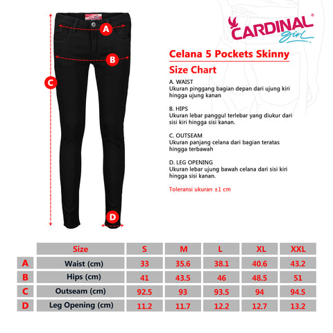 Cardinal Celana Panjang Skinny Wanita G0326F15A