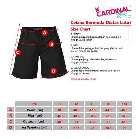 Cardinal Celana Pendek Wanita G0005F03D
