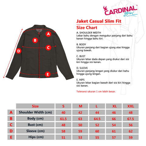 Cardinal Jaket Slim Fit Wanita G0059J04E