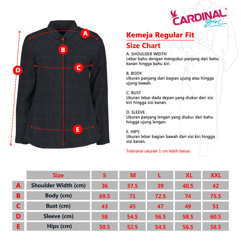 Cardinal Blouse Wanita G0058J02H