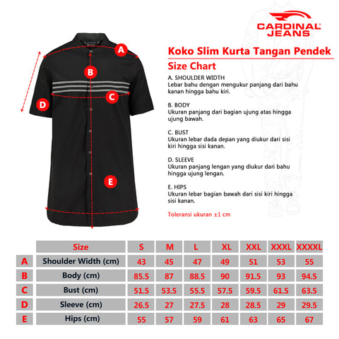 CARDINAL JEANS KEMEJA KOKO 21 (ABU-ABU)