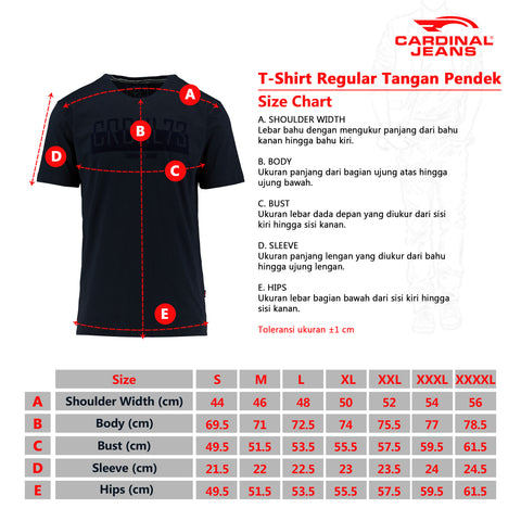 Cardinal T-Shirt Pria C2371P08A