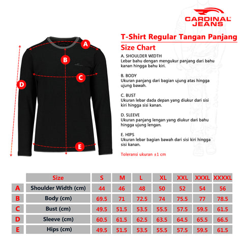 Cardinal T-Shirt Pria C2440J08A