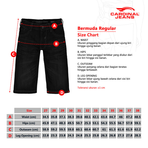 CARDINAL CASUAL CELANA BERMUDA REGULAR 2 (GREEN)