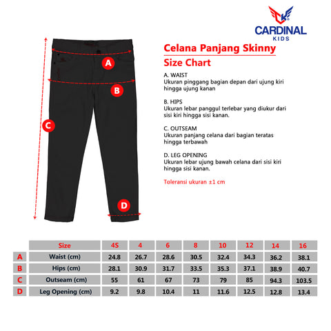 Cardinal Kids Celana Panjang Skinny R0008BK08D