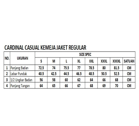 Cardinal Kemeja Jaket Lengan Panjang Pria E0015J01A