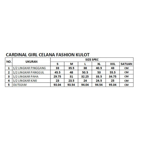 Cardinal Celana Fashion Kulot Wanita G0011F15D