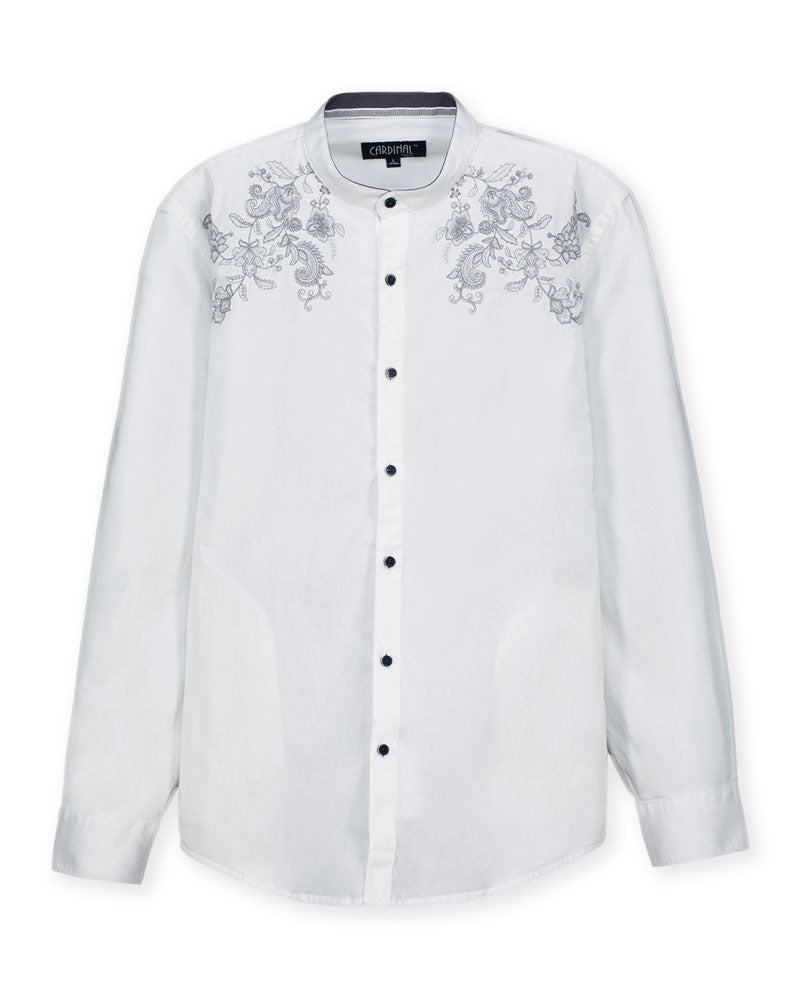 Cardinal Kemeja Koko Lengan Panjang F0433J08A