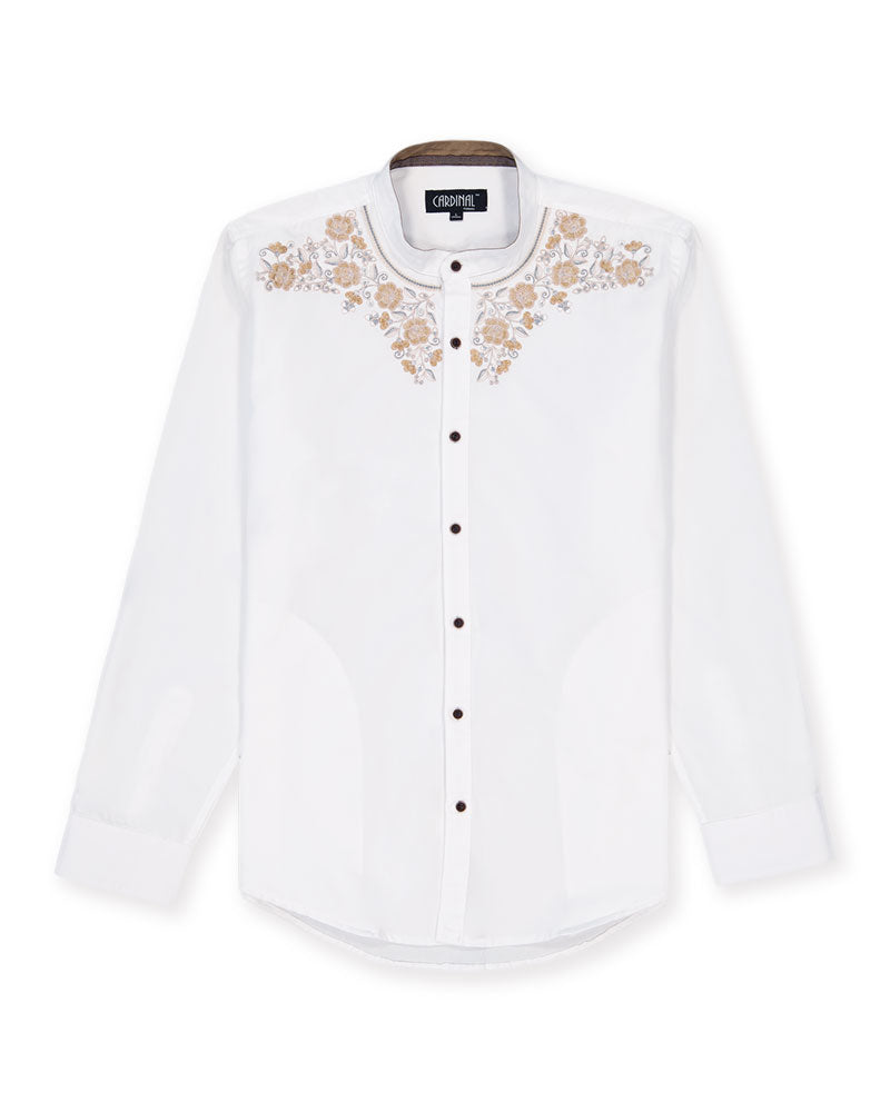 Cardinal Kemeja Koko Lengan Panjang F0434J08A