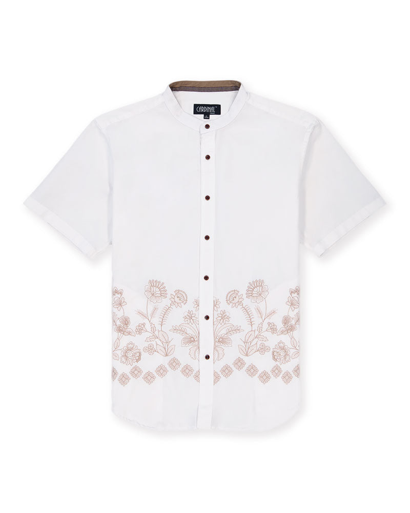 Cardinal Kemeja Koko Lengan Pendek F0435P08A