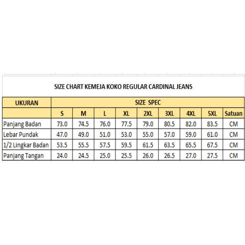 CDL Kemeja Koko Lengan Panjang H0013J12A